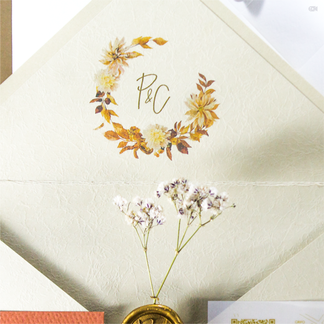 Invitación de boda artesanal – Modelo Pame & Coco | Marco Weddings