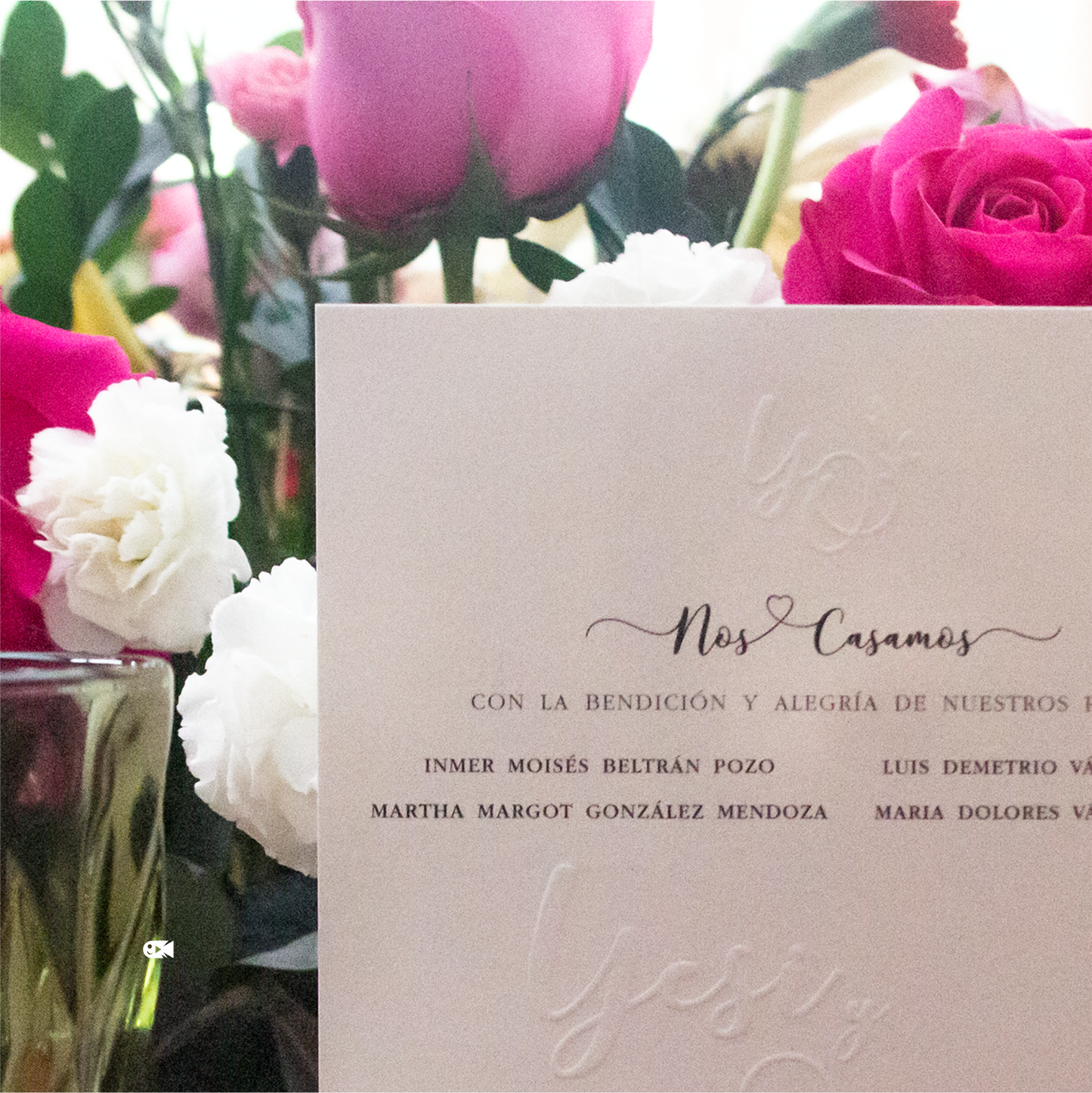 Invitación de boda elegante y natural – Modelo Yesi & Omar | Marco Weddings
