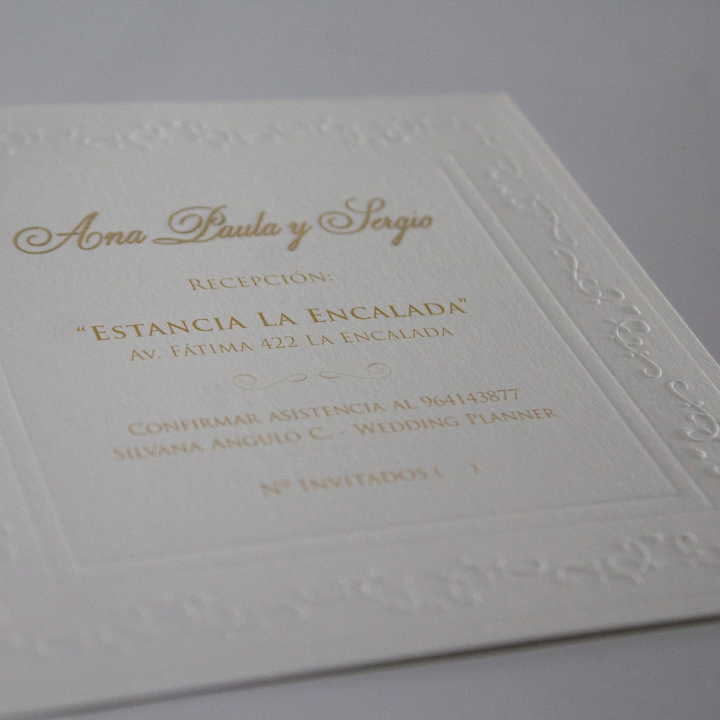 Invitaciones de Boda Personalizadas – Ana Paula y Sergio
