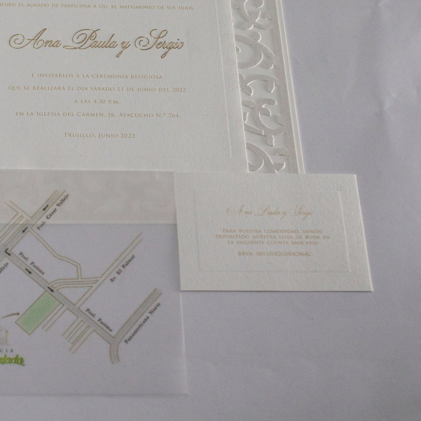 Invitaciones de Boda Personalizadas – Ana Paula y Sergio