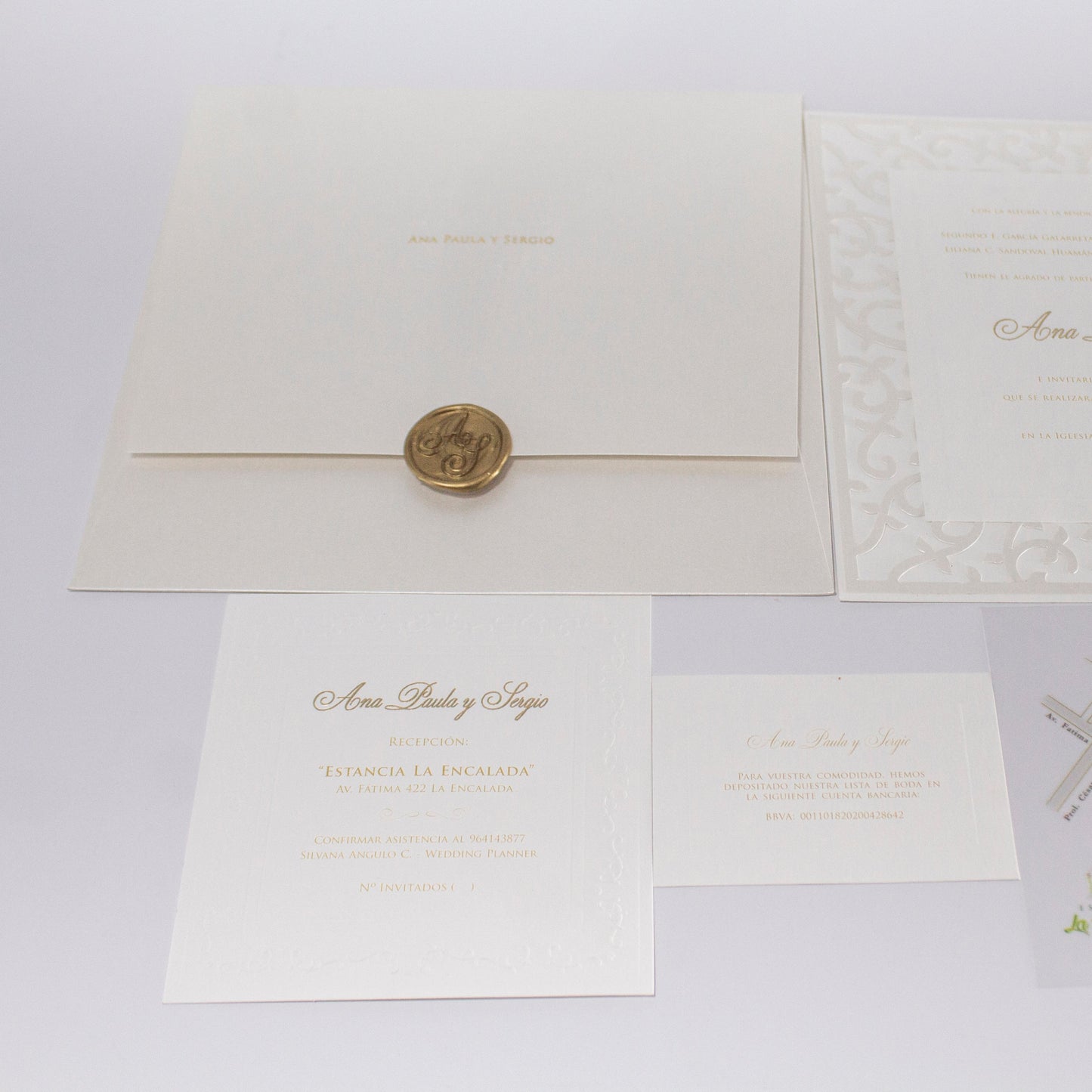 Invitaciones de Boda Personalizadas – Ana Paula y Sergio