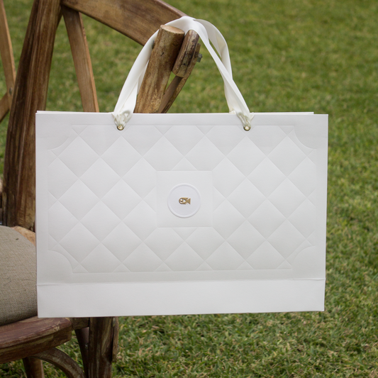Bolsa de Mano Personalizada – Diseño de Lujo para Bodas y Marcas
