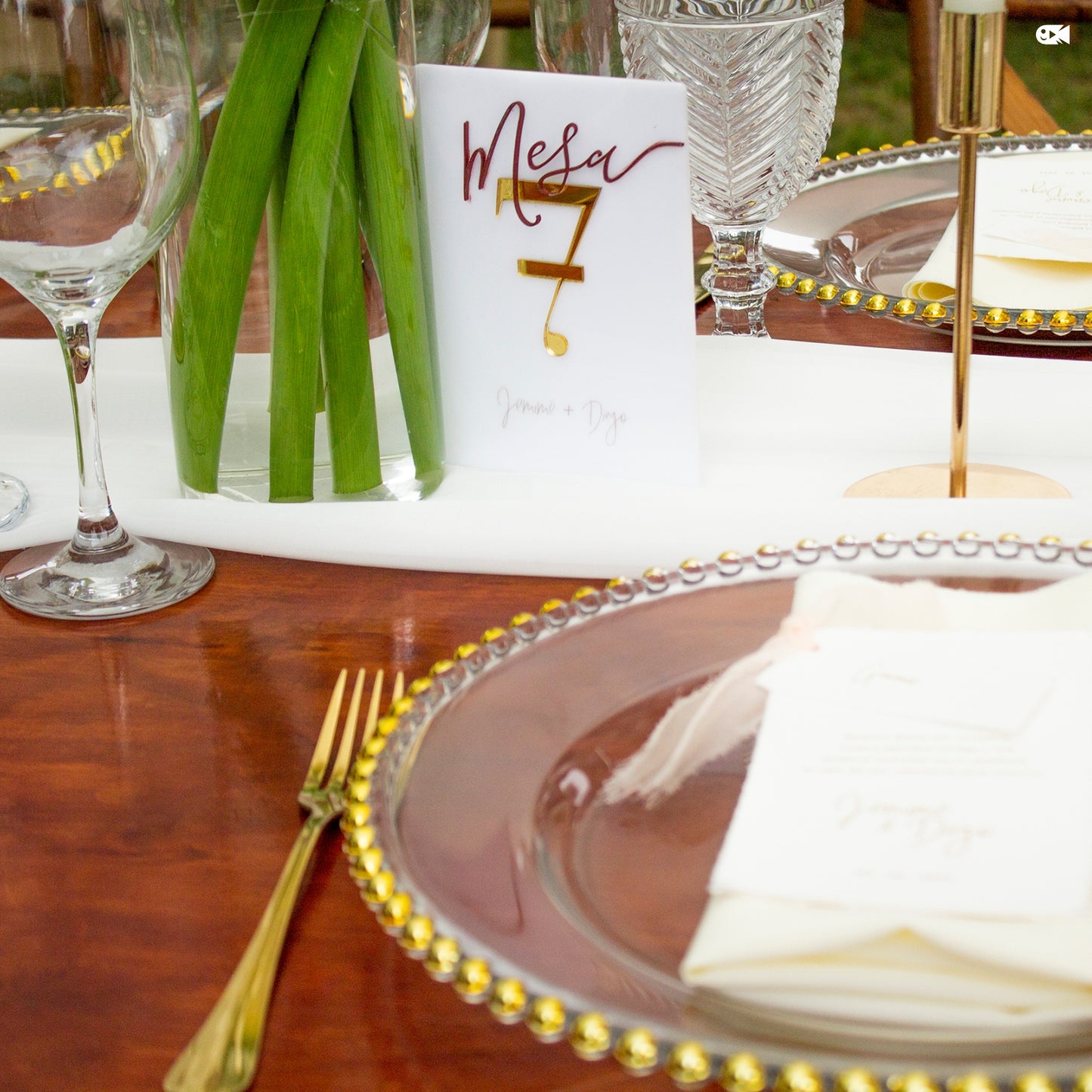 Paquete de Invitaciones y Branding Integral para Bodas – Marco Lujan Cenas