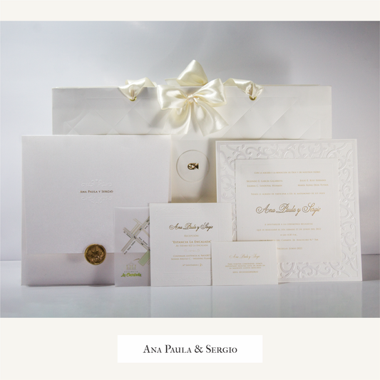 Invitaciones de Boda Personalizadas – Ana Paula y Sergio