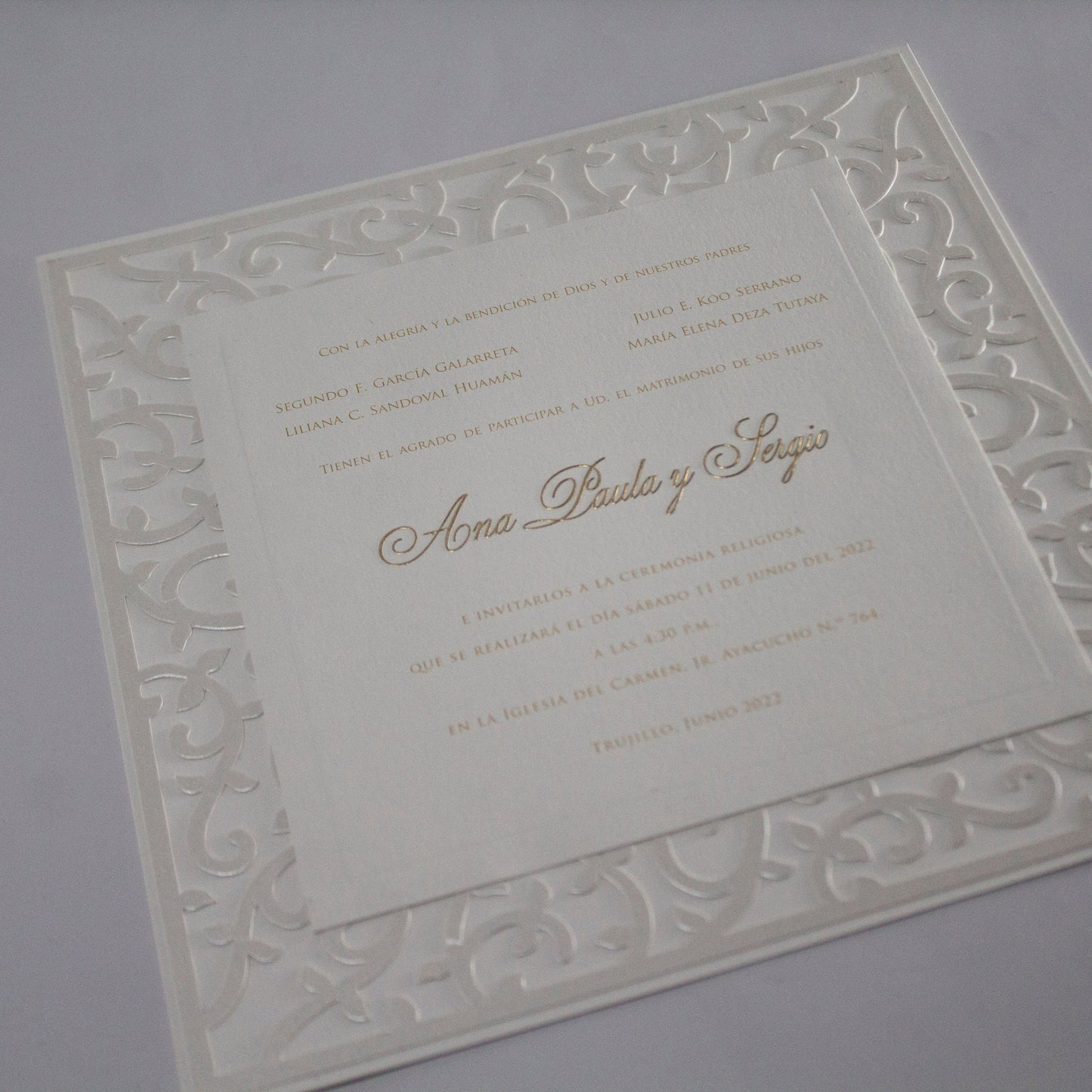 Invitaciones de Boda Personalizadas – Ana Paula y Sergio