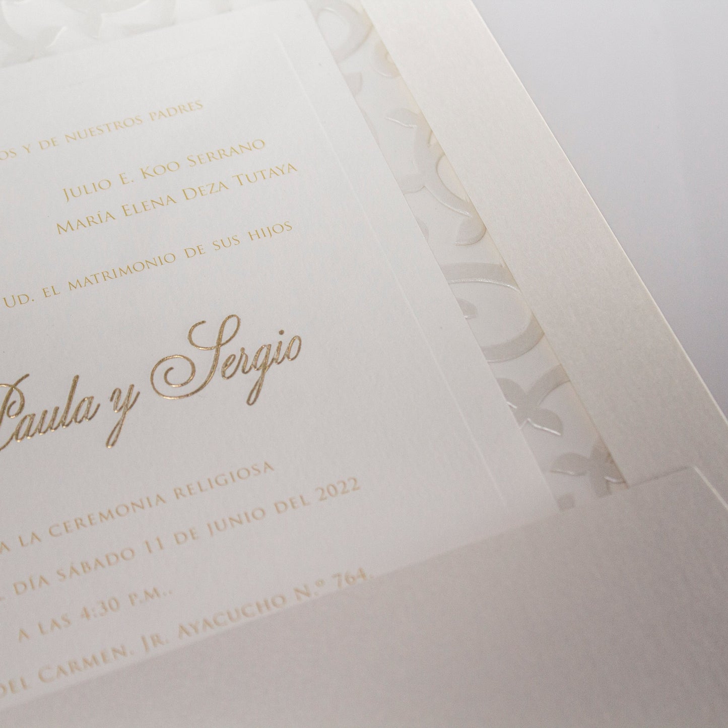 Invitaciones de Boda Personalizadas – Ana Paula y Sergio