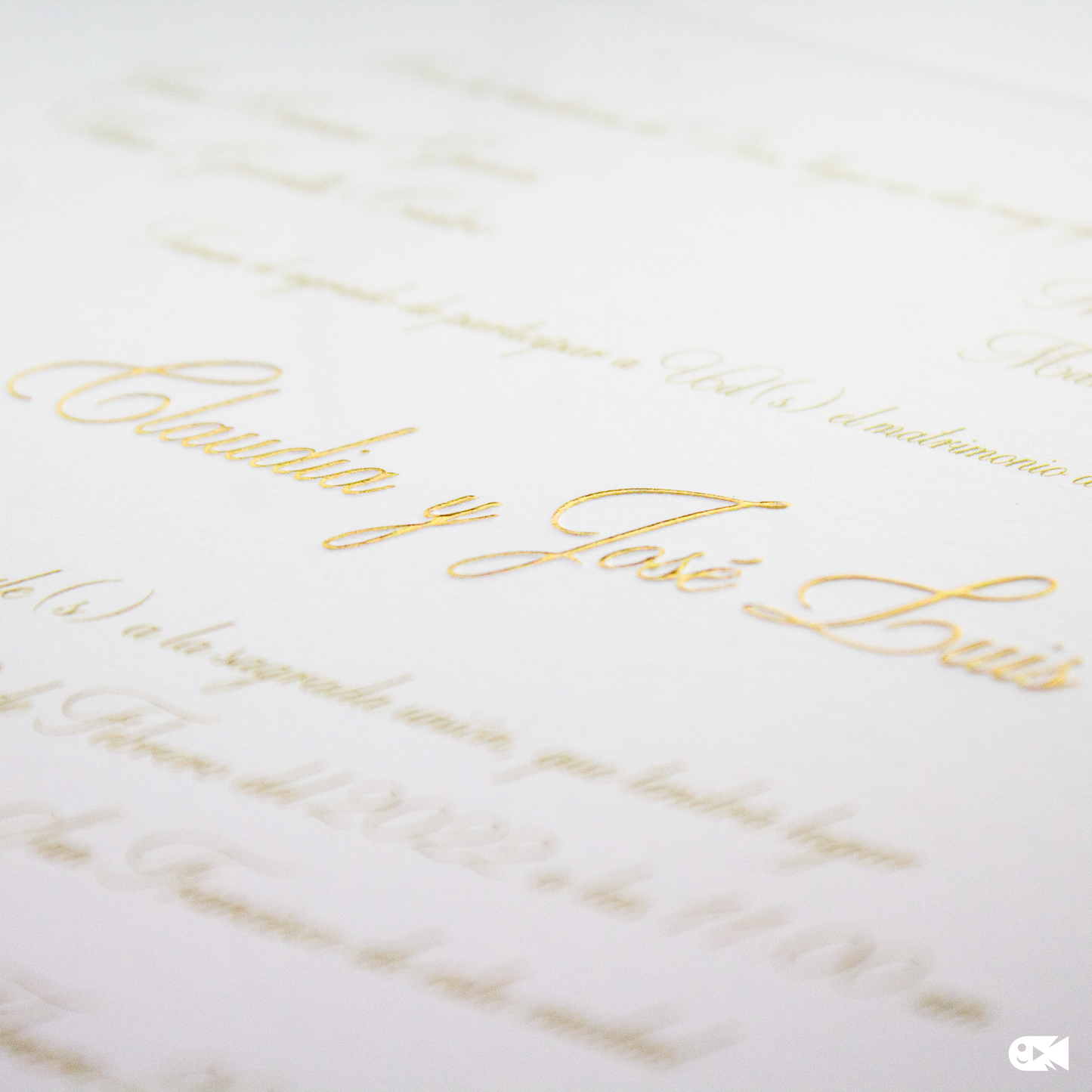 Invitación de boda clásica – Modelo Claudia & José Luis | Marco Weddings