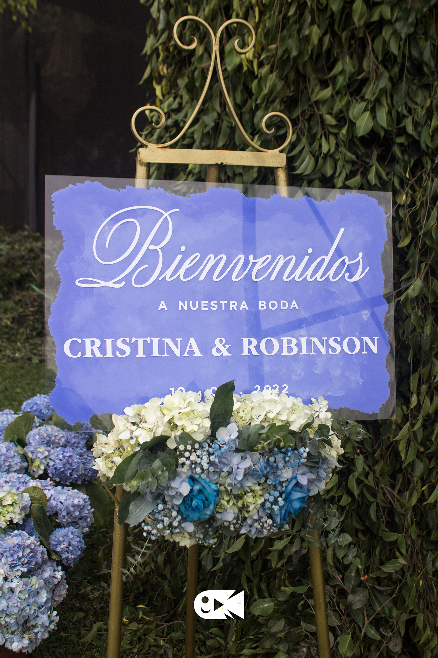 Cartel de Bienvenida en Acrílico Pintado a Mano – Inspirado en Ravenclaw